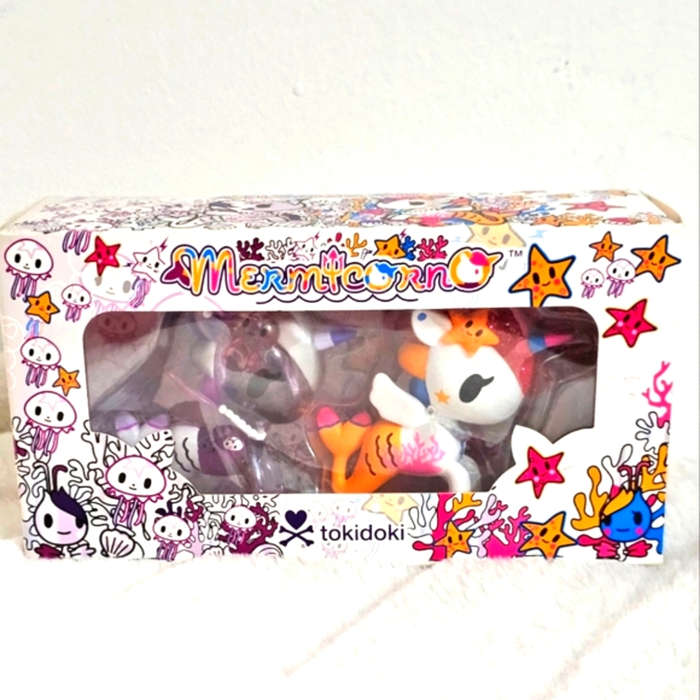Tokidoki Rare Mermicorno Special 2 Pack Figures Cora and Gelatina New Open Box